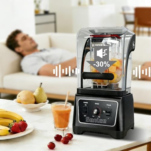 Heavy duty commercial blender with quiet shield — photo 3