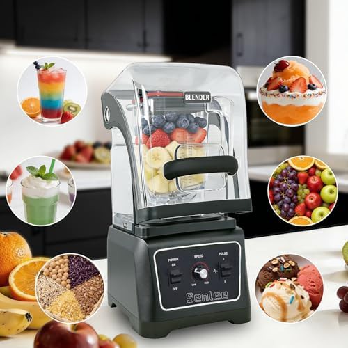 Heavy duty commercial blender with quiet shield — photo 5