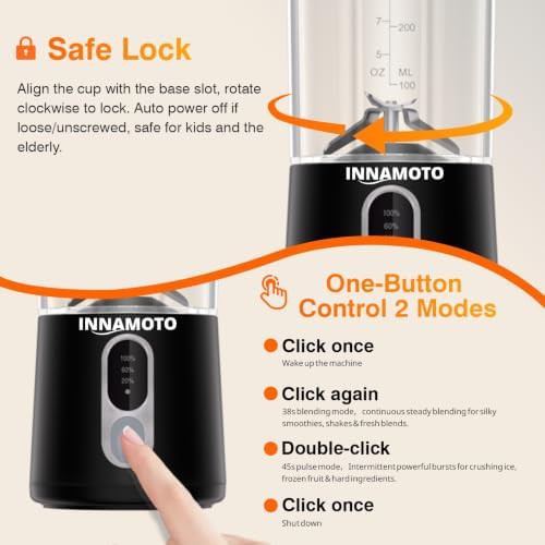 Innamoto portable smoothie blender — photo 4