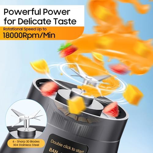 Personal size portable blender juice cup — photo 3