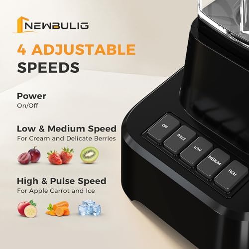 Smoothie Blender with Pulse Function and Glass Jar — photo 3