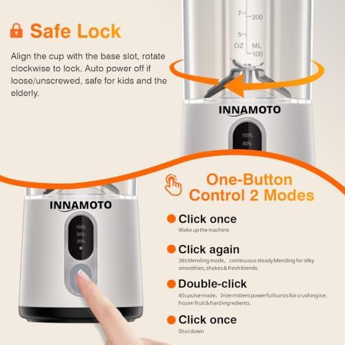 Innamoto stainless steel personal blender — photo 4