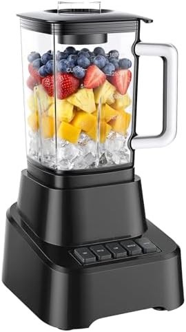 Black glass pitcher smoothie blender