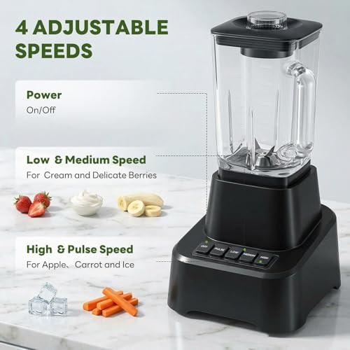 Black glass pitcher smoothie blender — photo 3