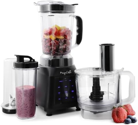 Digital blender and food processor set