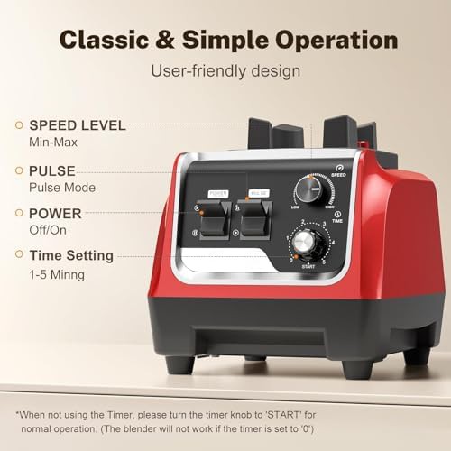 Magetang extra large 1800W kitchen blender — photo 4