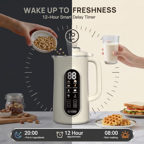 Nut milk maker machine with self cleaning function — photo 4