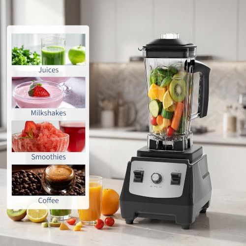 Commercial grade stainless steel countertop blender — photo 3